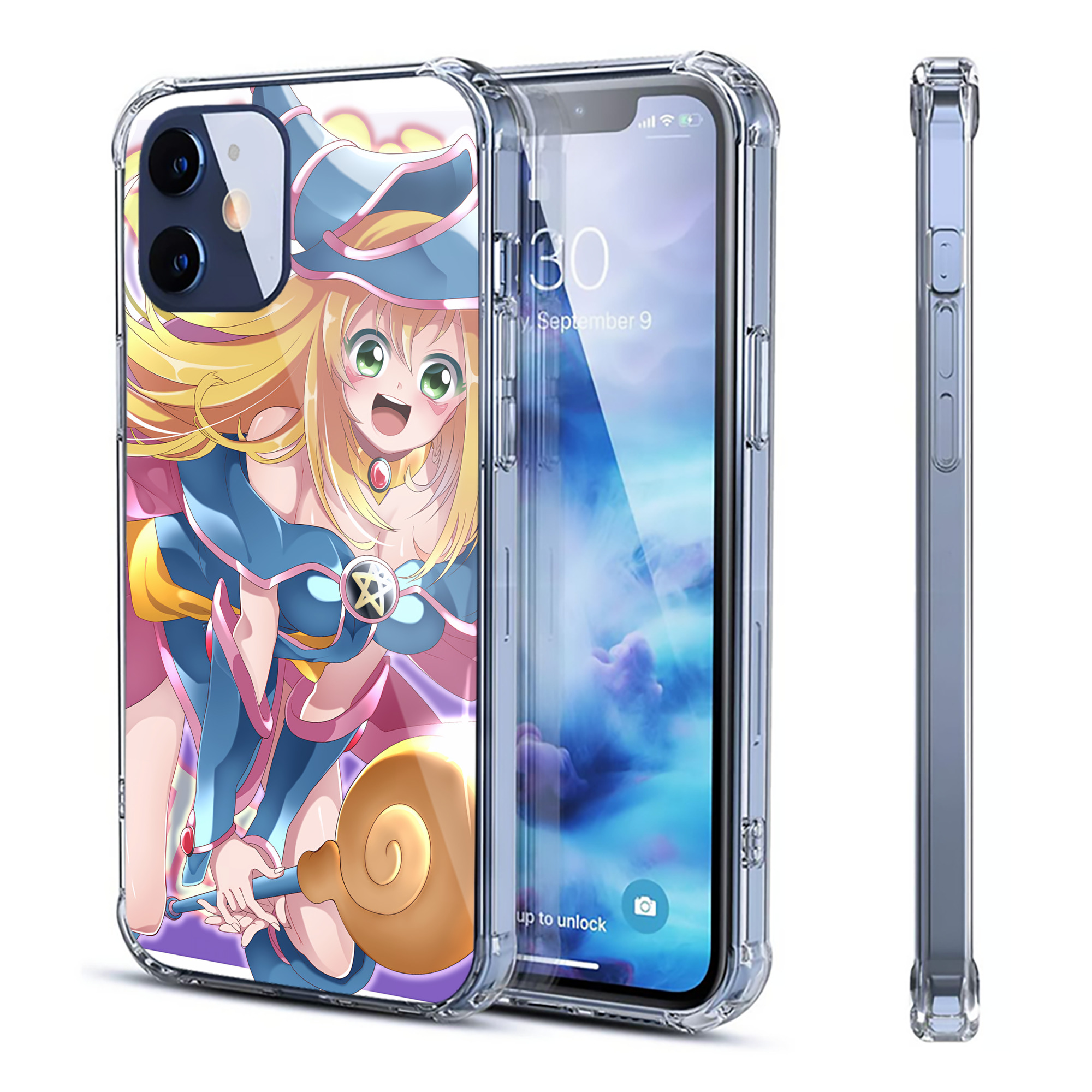 （画像用） 遊☆戯☆王 Yu-Gi-Oh! 【iPhone 12シリーズ対応】透明スマホケース（クリアソフトケース）
